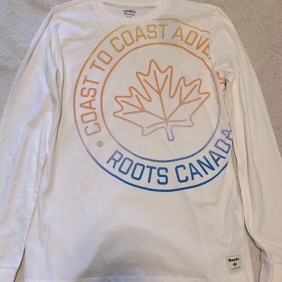 NWT Roots Long Sleeved Tee - Picture 2 of 2